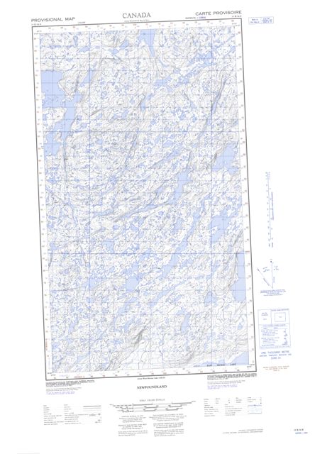 No Title Topographic map 013K16E at 1:50,000 Scale
