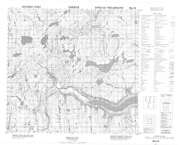 No Title Topographic map 014L04 at 1:50,000 Scale