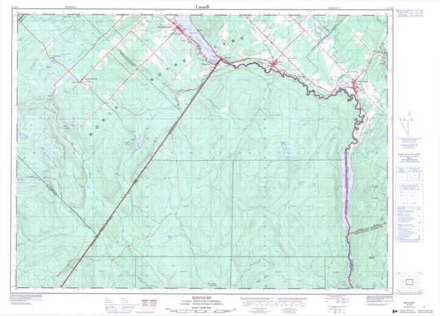Estcourt Topographic map 021N06 at 1:50,000 Scale