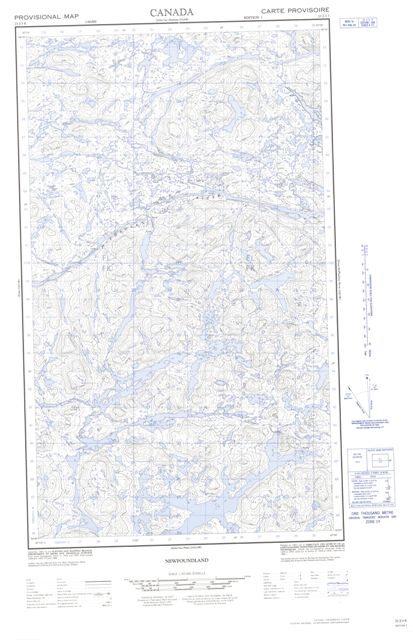 No Title Topographic map 023J03E at 1:50,000 Scale