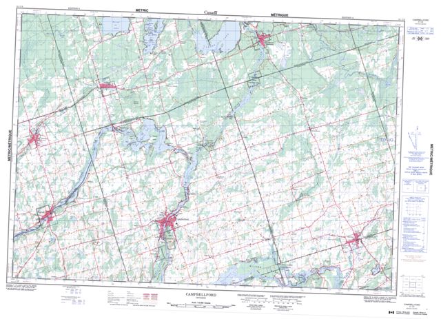 Campbellford Topographic map 031C05 at 1:50,000 Scale
