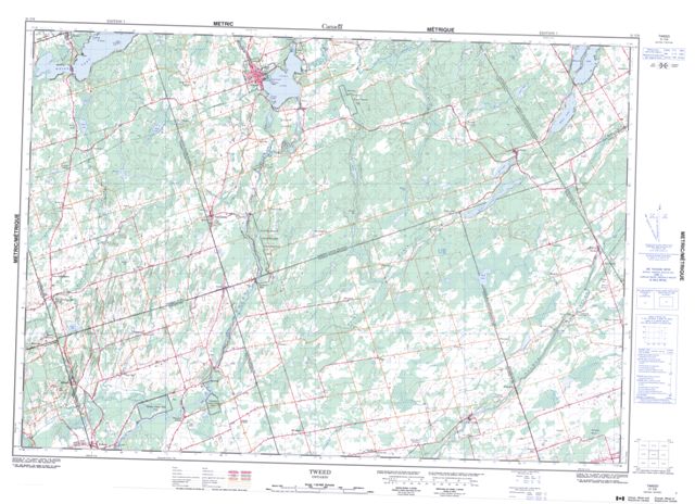 Tweed Topographic map 031C06 at 1:50,000 Scale