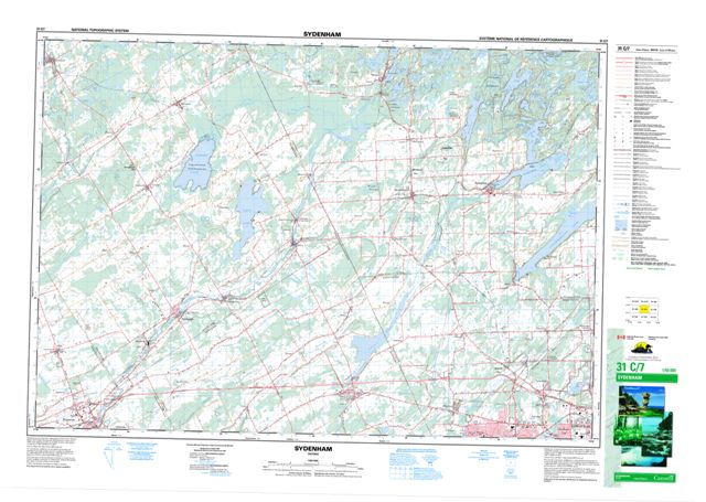 Sydenham Topographic map 031C07 at 1:50,000 Scale