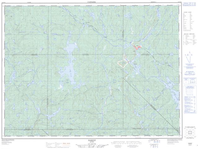 Parent Topographic map 031O15 at 1:50,000 Scale