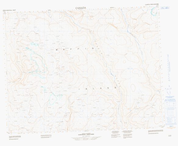 No Title Topographic map 037G06 at 1:50,000 Scale