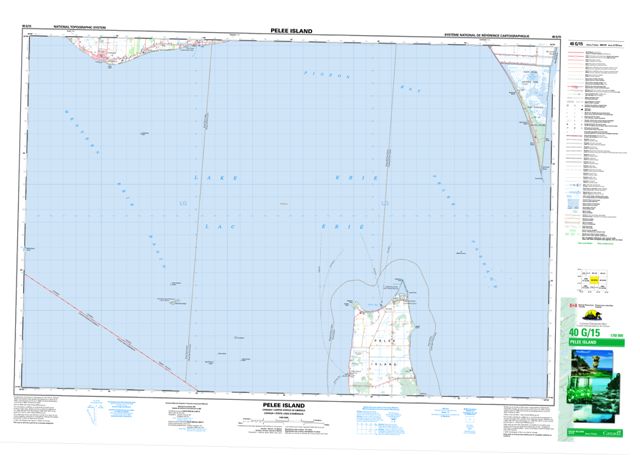 Pelee Island Topographic map 040G15 at 1:50,000 Scale