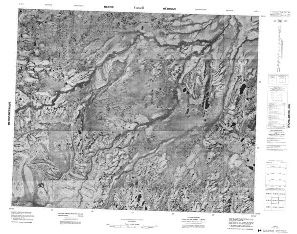 No Title Topographic map 043B11 at 1:50,000 Scale