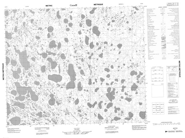 No Title Topographic map 043F06 at 1:50,000 Scale