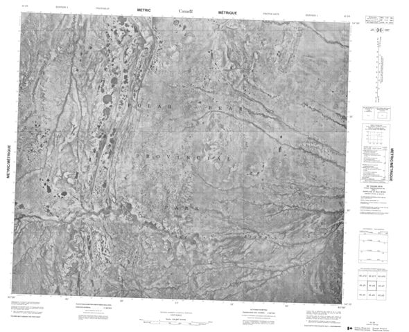 No Title Topographic map 043J06 at 1:50,000 Scale