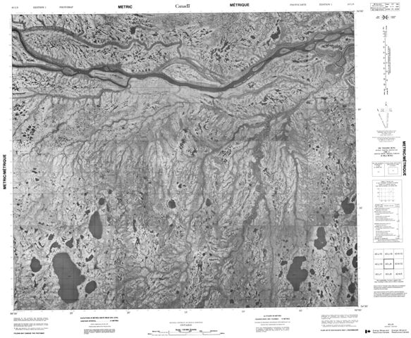 No Title Topographic map 043L09 at 1:50,000 Scale