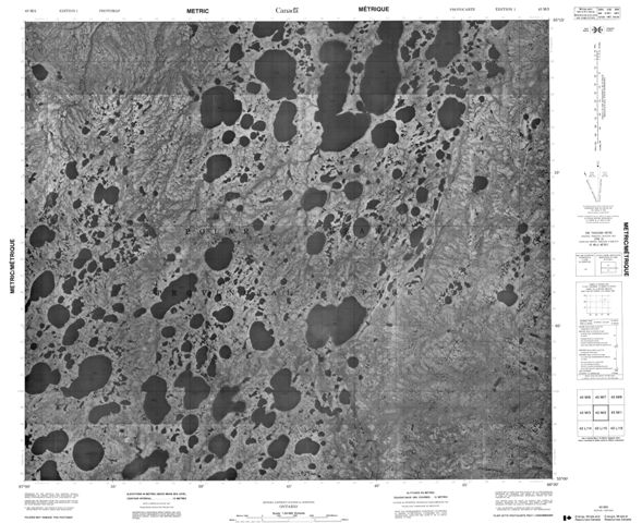No Title Topographic map 043M02 at 1:50,000 Scale