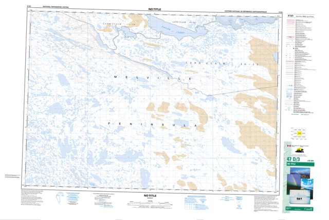 No Title Topographic map 047D03 at 1:50,000 Scale