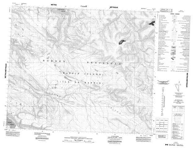 No Title Topographic map 048A13 at 1:50,000 Scale