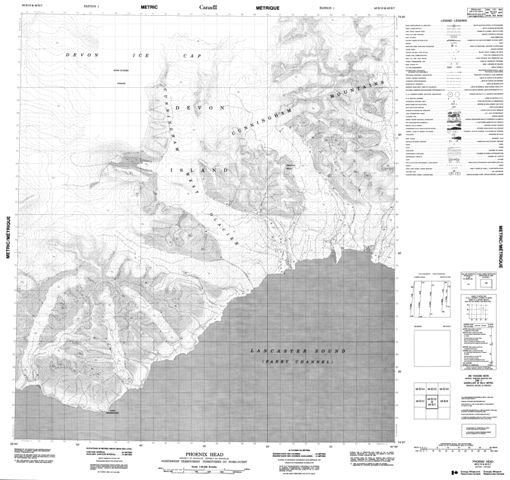 Phoenix Head Topographic map 048E10 at 1:50,000 Scale