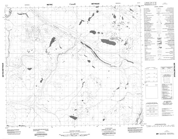No Title Topographic map 053O05 at 1:50,000 Scale