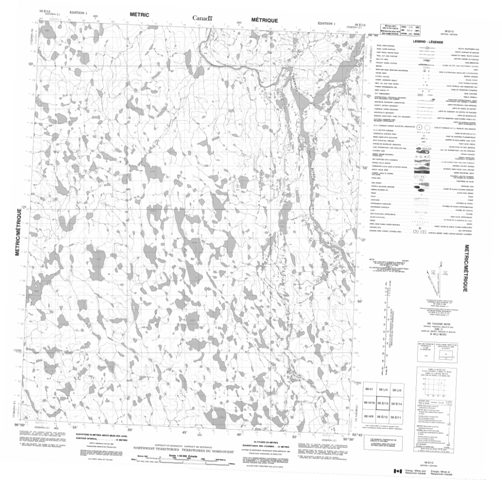 No Title Topographic map 056E13 at 1:50,000 Scale