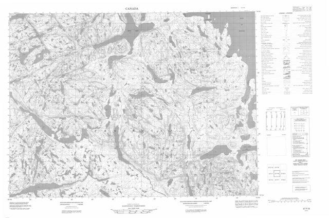 No Title Topographic map 057F08 at 1:50,000 Scale
