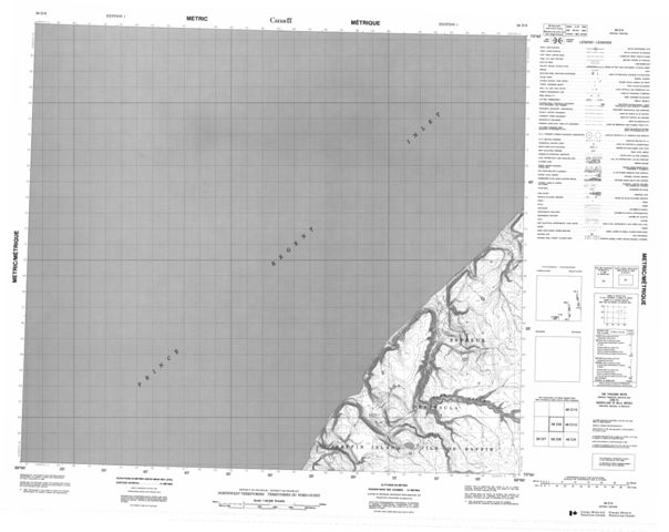 No Title Topographic map 058D09 at 1:50,000 Scale