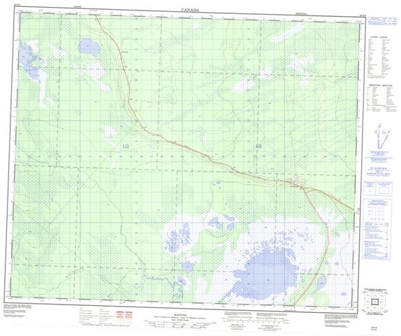 No Title Topographic map 063F06 at 1:50,000 Scale