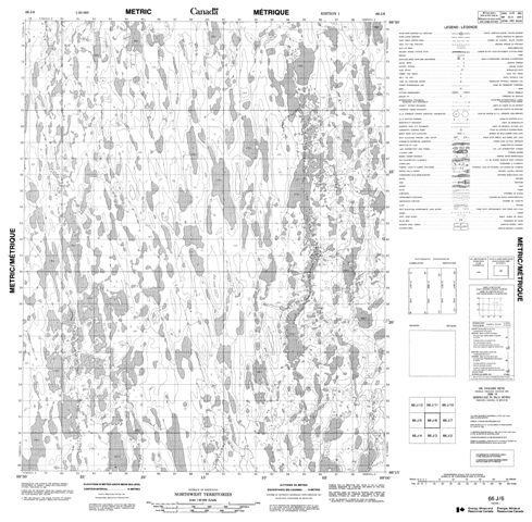 No Title Topographic map 066J06 at 1:50,000 Scale