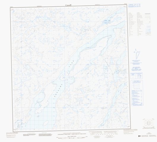 No Title Topographic map 075K03 at 1:50,000 Scale