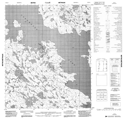 No Title Topographic map 076E10 at 1:50,000 Scale