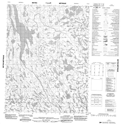 No Title Topographic map 076O09 at 1:50,000 Scale