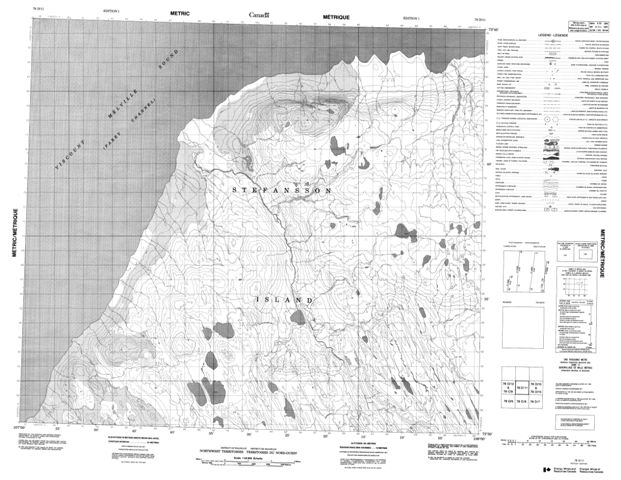 No Title Topographic map 078D11 at 1:50,000 Scale
