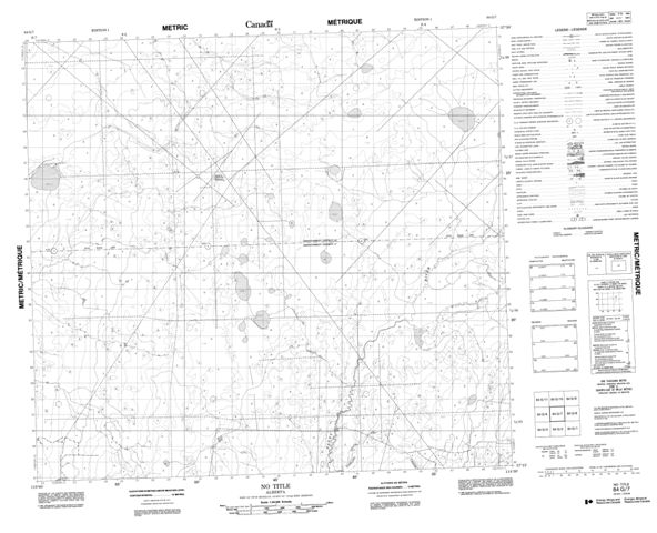 No Title Topographic map 084G07 at 1:50,000 Scale