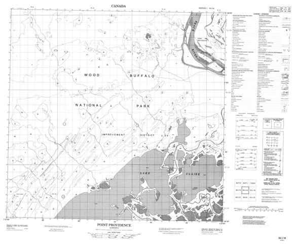 Point Providence Topographic map 084I16 at 1:50,000 Scale