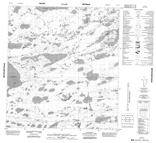No Title Topographic map 085L16 at 1:50,000 Scale