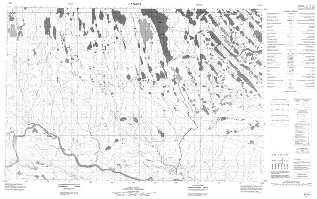 No Title Topographic map 087B02 at 1:50,000 Scale