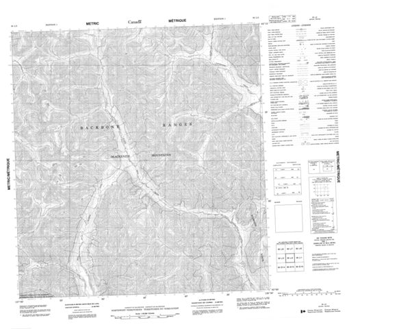 No Title Topographic map 095L02 at 1:50,000 Scale
