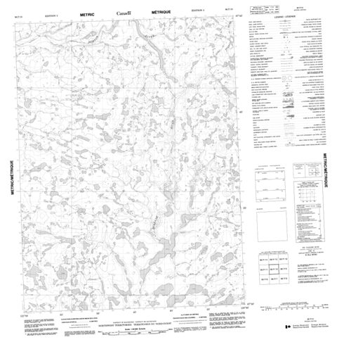 No Title Topographic map 096P10 at 1:50,000 Scale
