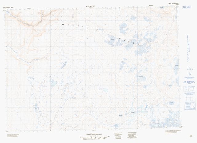 No Title Topographic map 097D02 at 1:50,000 Scale