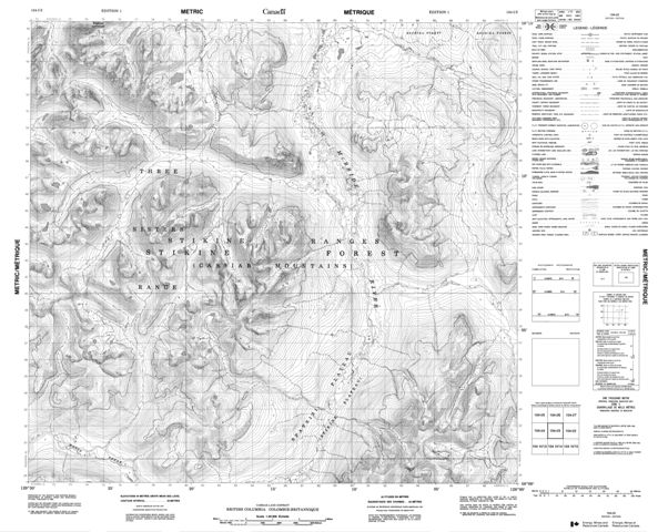 No Title Topographic map 104I03 at 1:50,000 Scale