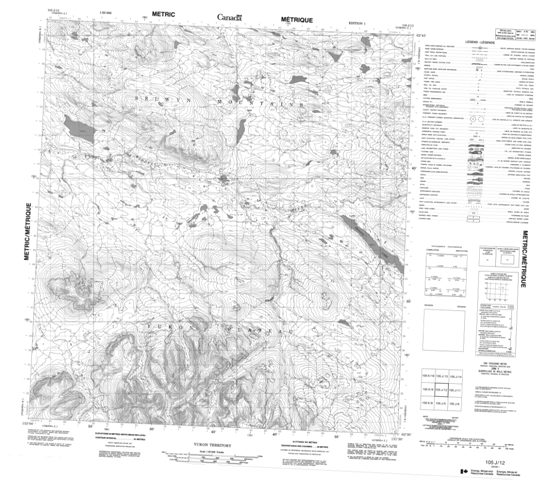 No Title Topographic map 105J12 at 1:50,000 Scale