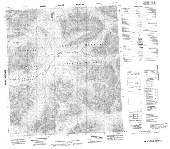 No Title Topographic map 105N16 at 1:50,000 Scale