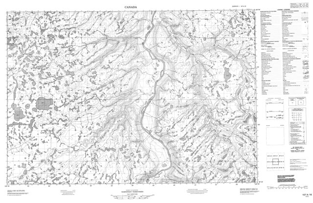 No Title Topographic map 107A16 at 1:50,000 Scale