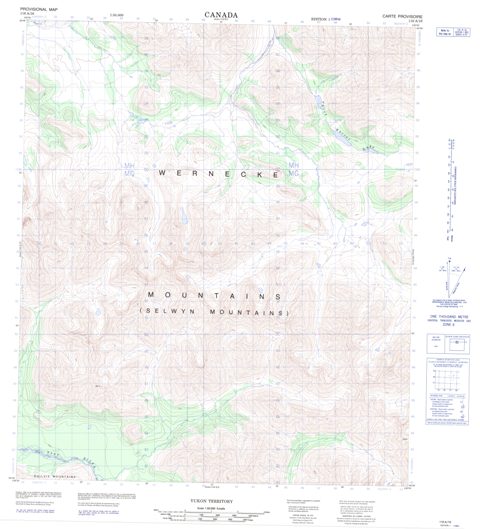 No Title Topographic map 116A16 at 1:50,000 Scale