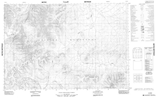 No Title Topographic map 117B09 at 1:50,000 Scale