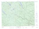 022B04 Lac Des Chasseurs Topographic Map Thumbnail