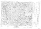 022E12 Lac La Capelliere Topographic Map Thumbnail