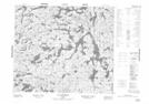 023M01 Lac Chastenay Topographic Map Thumbnail