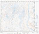 024C14 Lac De La Moraine Topographic Map Thumbnail