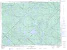 031P03 Lac Tousignant Topographic Map Thumbnail