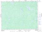 032E13 Detour Lake Topographic Map Thumbnail