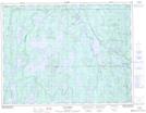 032G08 Lac Rohault Topographic Map Thumbnail