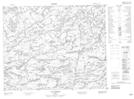 033A05 Lac Lavigne Topographic Map Thumbnail