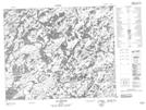 033A10 Lac Ochiltrie Topographic Map Thumbnail
